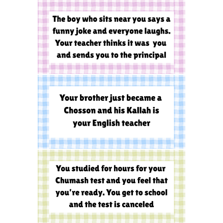 Flashcard pack with Scenarios