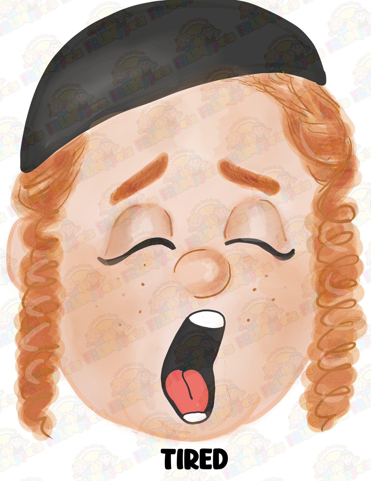 tired chassidish boy 8x10