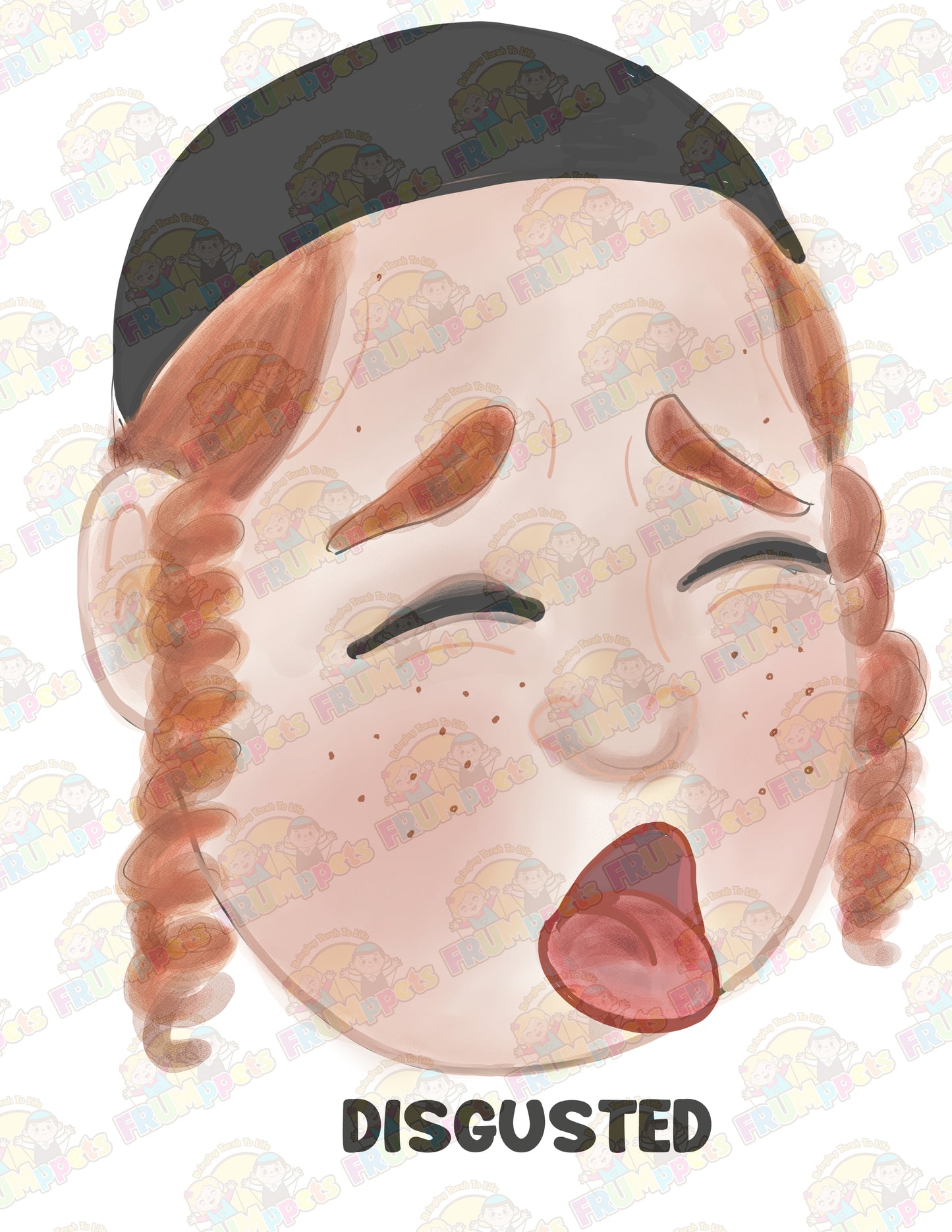 disgusted chassidish boy 8x10