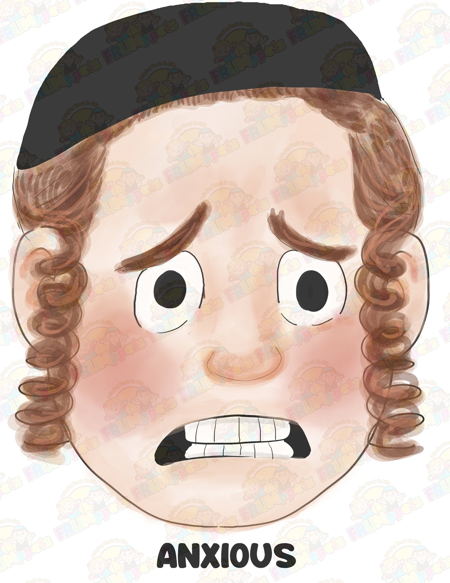 anxious chassidish boy 8x10