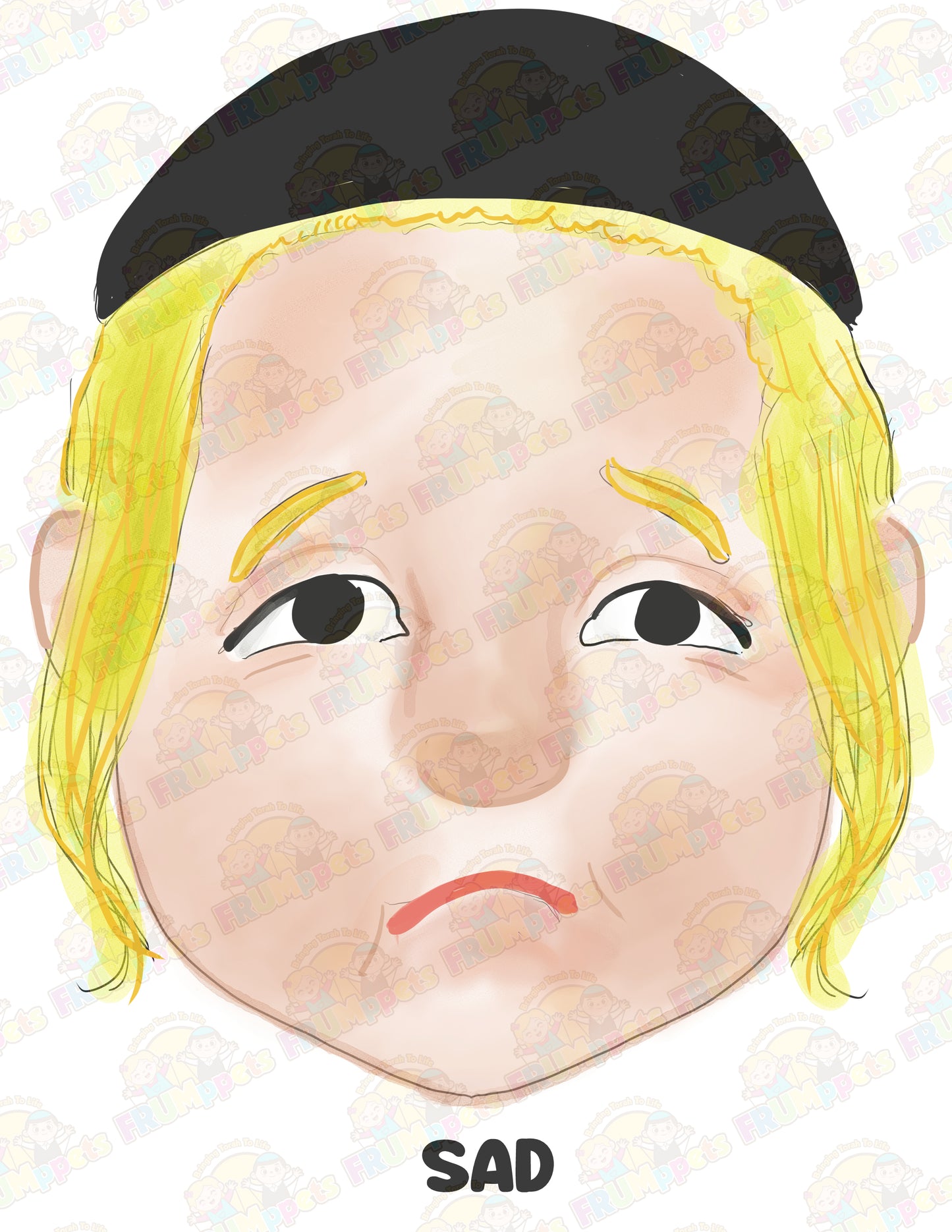 sad chassidish boy 8x10
