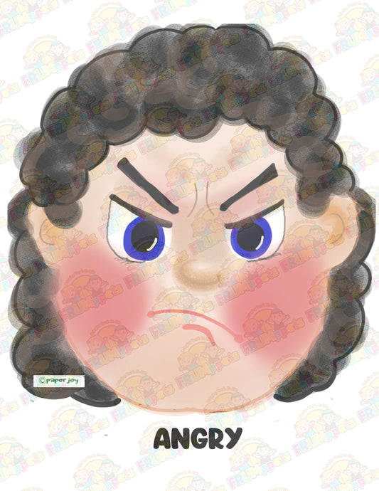 angry girl 8x10