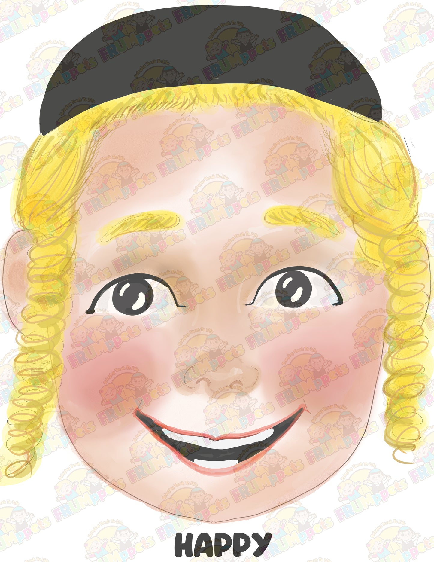 happy chassidish boy 8x10