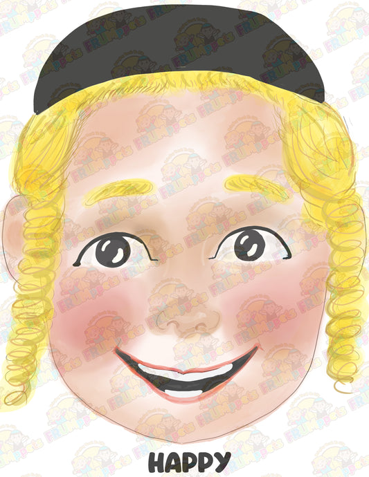 happy chassidish boy 8x10