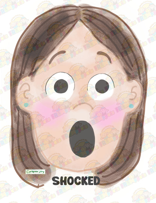 shocked girl 8x10