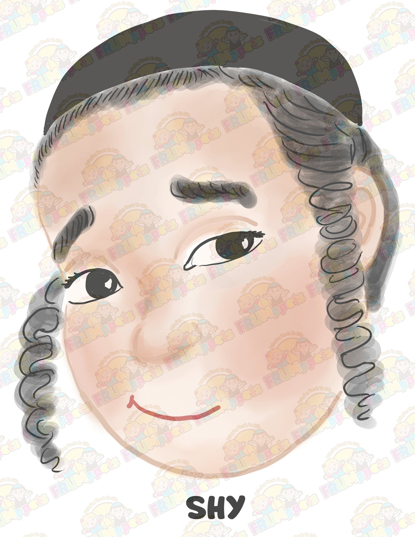 shy chassidish boy 8x10